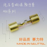 镀仿金 AGU汽车音响保险丝管/10*38玻璃保险丝管